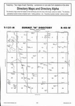 Summit Township - West, Wild Rice River, Directory Map, Richland County 2007